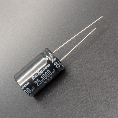 Rubycon YXF 1000µF 25V Radial Capacitor Super Famicom SHVC Recap Audio Power PSU