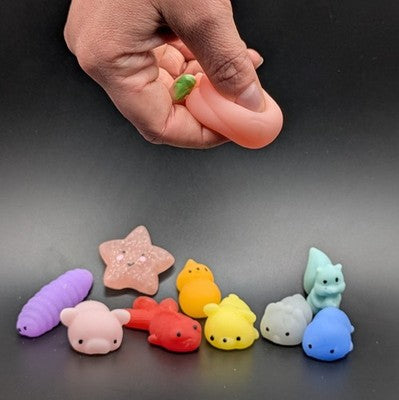 10pcs Squishy Animal Kawaii Mochi Squishie Stress Fidget Squeeze Toy Cute Gift 