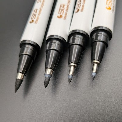 Calligraphy Black Brush Pens Beginners Lettering Art Drawing Scrapbooking