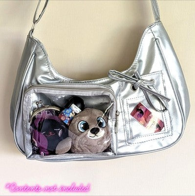 Ita Bag Clear Transparent Crossbody Shoulder Purse Kawaii Cute Y2K DIY Display