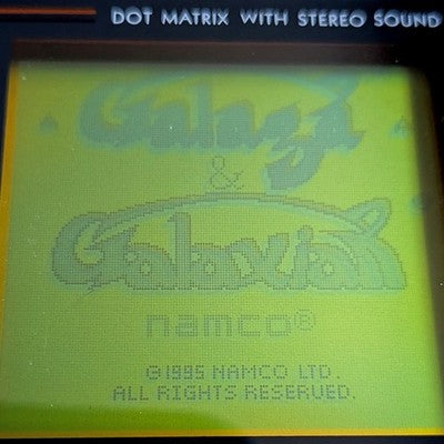 Galaga & Galaxian: Arcade Classic No. 3 Game Boy Nintendo Japanese Cartridge