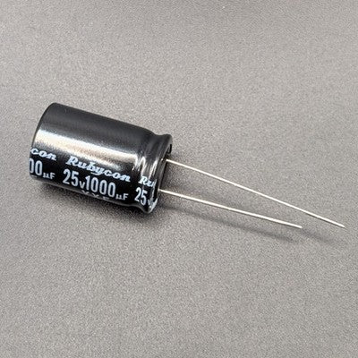 Rubycon YXF 1000µF 25V Radial Capacitor Super Famicom SHVC Recap Audio Power PSU