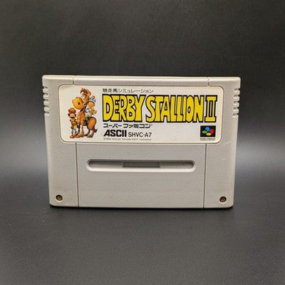 Derby Stallion II 2 Boxed Super Famicom Cart Nintendo SFC NTSC-J Japanese