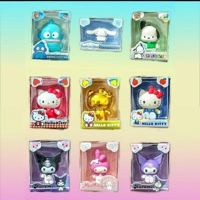 Sanrio Blind Box Hello Kitty Cinnamoroll Kuromi Cute Small Collectible Figures