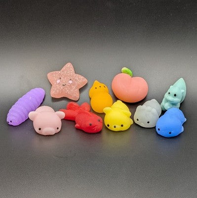10pcs Squishy Animal Kawaii Mochi Squishie Stress Fidget Squeeze Toy Cute Gift 