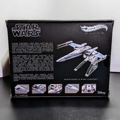 Hot Wheels Elite Star Wars The Force Awakens Resistance X-Wing Fighter New DMK63