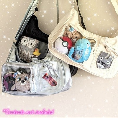 Ita Bag Clear Transparent Crossbody Shoulder Purse Kawaii Cute Y2K DIY Display