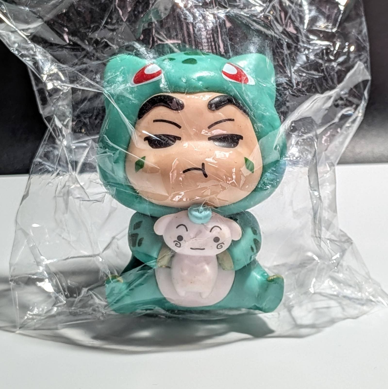 Shin Chan Pokemon Figure Pikachu Eevee Psyduck Squirtle Charmander Bulbasaur PVC
