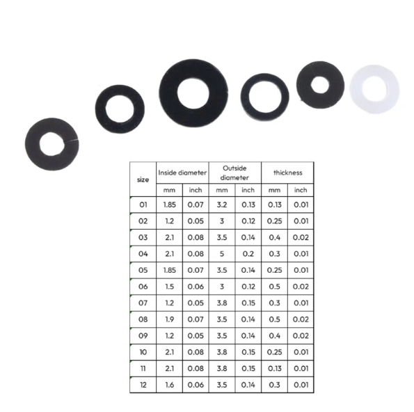 100pcs Cassette Washer Locking Plate Clip Spacer Tape Deck Player Audio