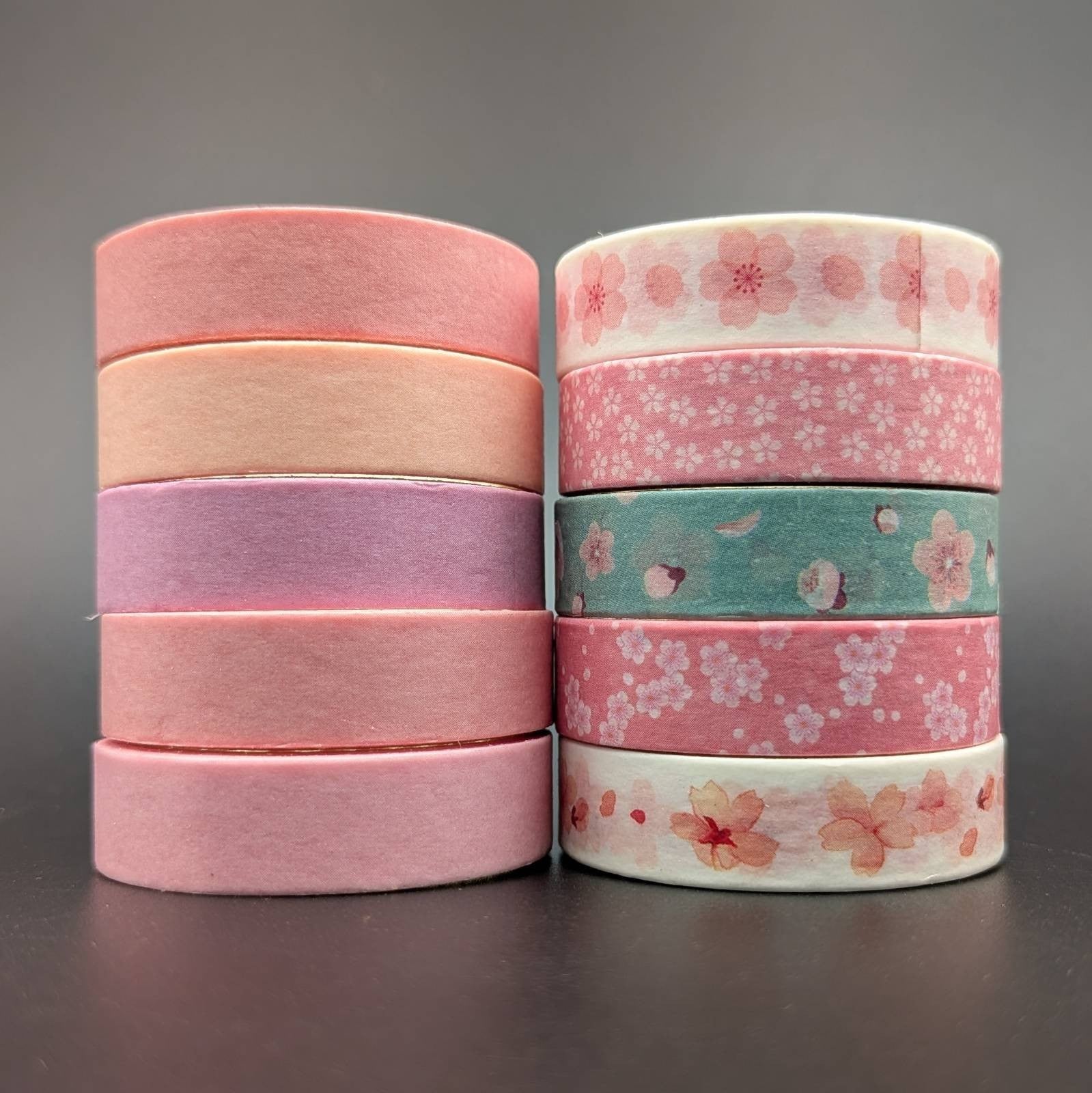 Washi Tape Decorative Scrapbook Colour Pattern Masking Adhesive Ten Rolls 1cmx3m
