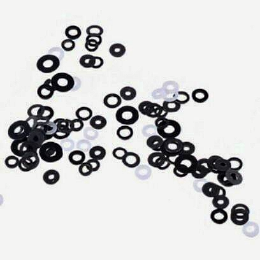 100pcs Cassette Washer Locking Plate Clip Spacer Tape Deck Player Audio