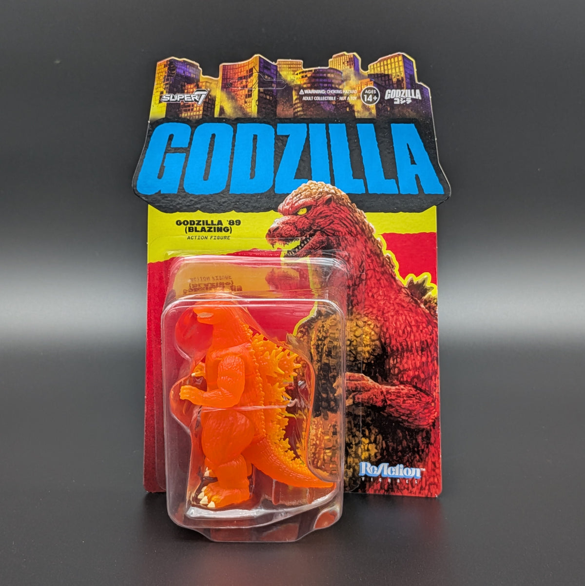 Godzilla 1989 Blazing Super7 ReAction 3.75" Retro Action Figure Wave 9