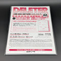 A sealed package of Deliter Comic Book Kent Paper, Type AK, containing 40 sheets of 135g premium paper. The packaging is white with bold pink and black text, and is photographed on a grey background.