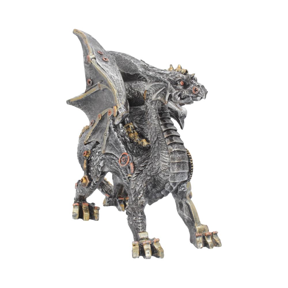 Decorative dragon figurine on a white background