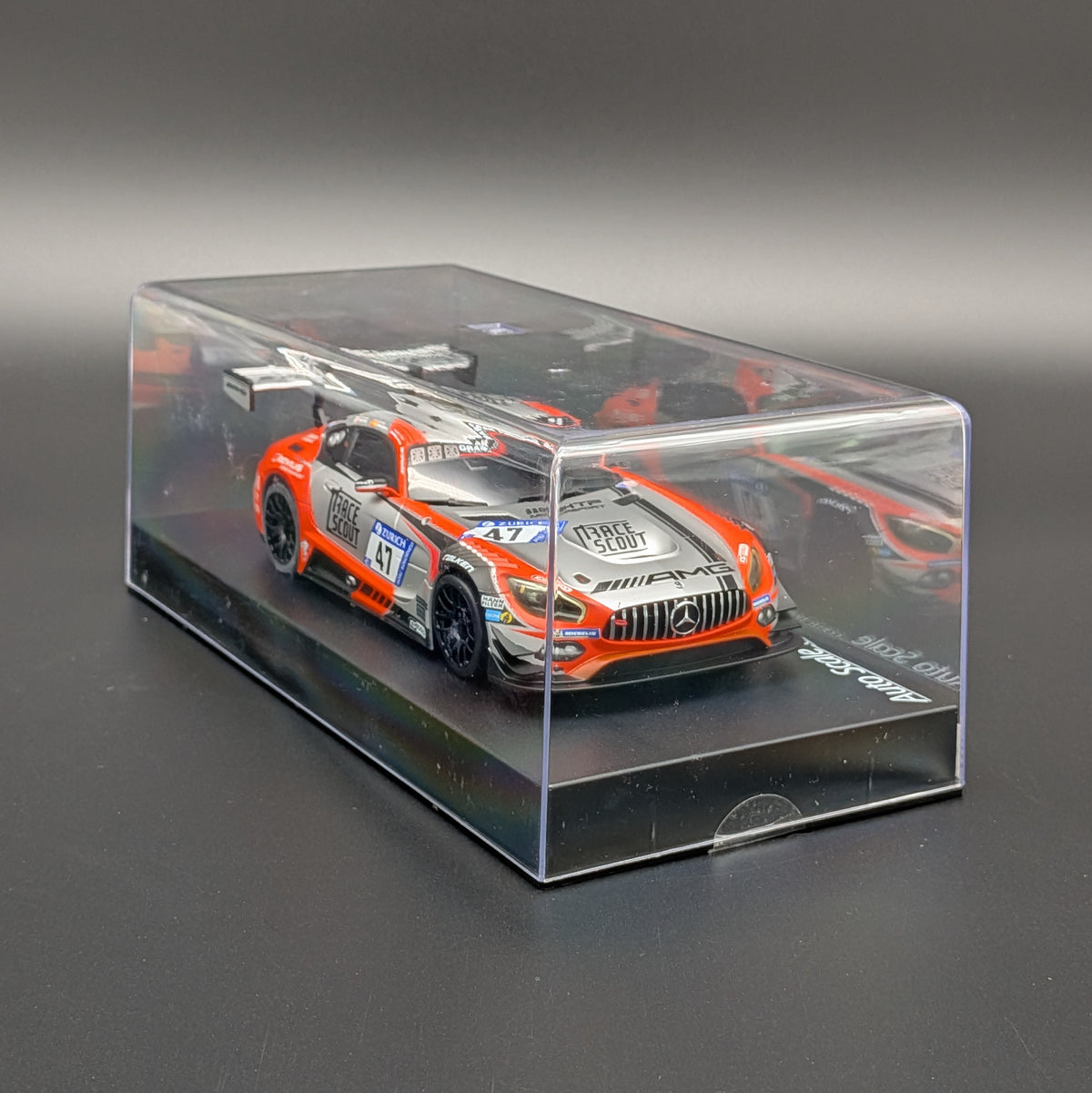 Kyosho MINI-Z 1:27 Auto Scale Mercedes-AMG GT3 No.47 24H Nurburgring 2018 (MZP241FRS)