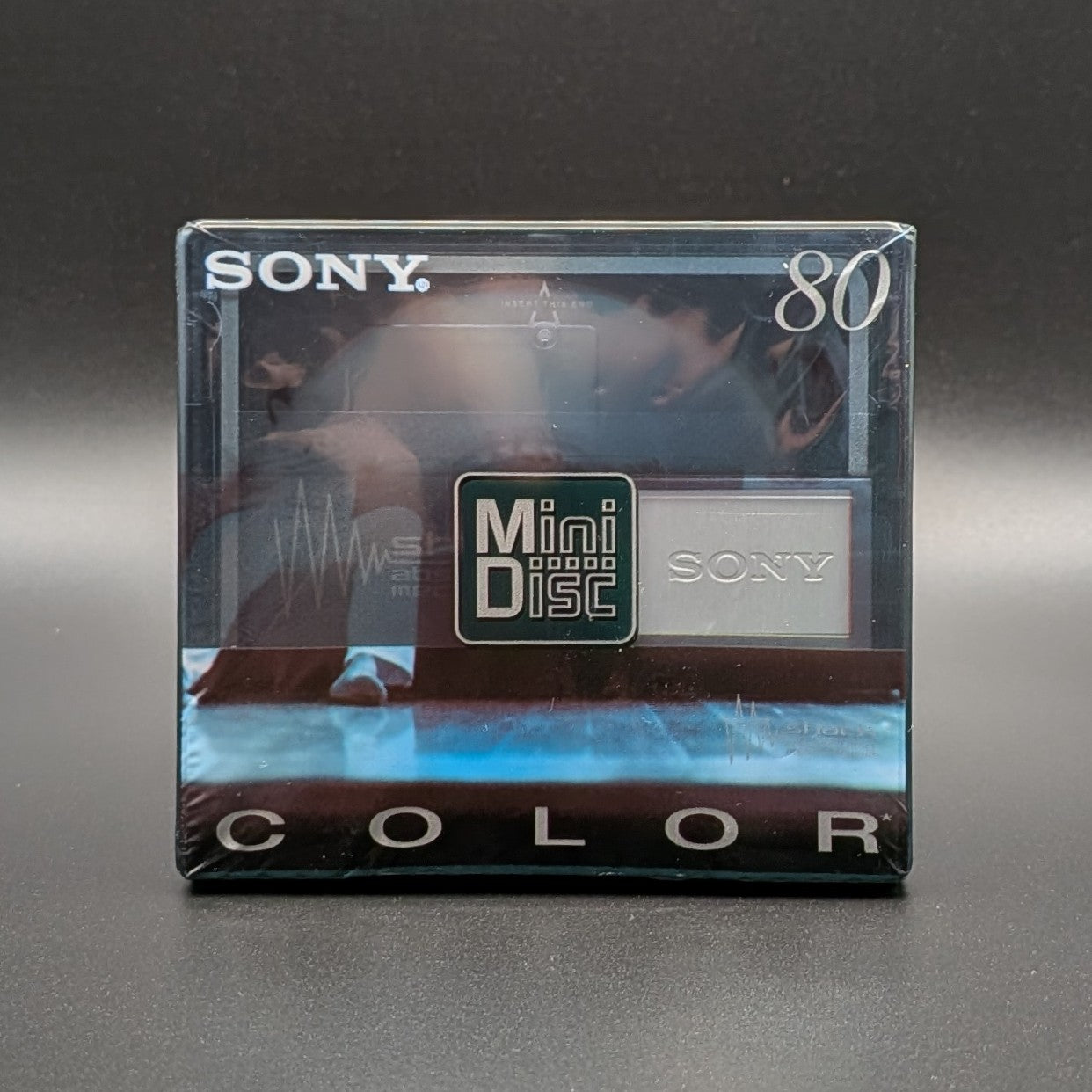 Sony Color Mix Recordable MiniDisc | MD80 80 Minutes | Black | Brand New