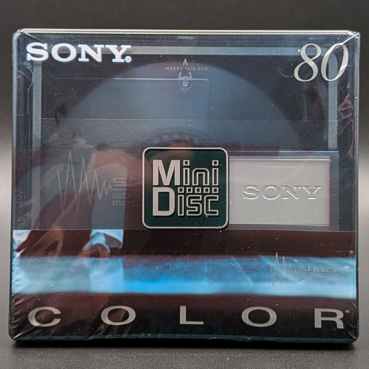 Sony Color Mix Recordable MiniDisc | MD80 80 Minutes | Black | Brand New