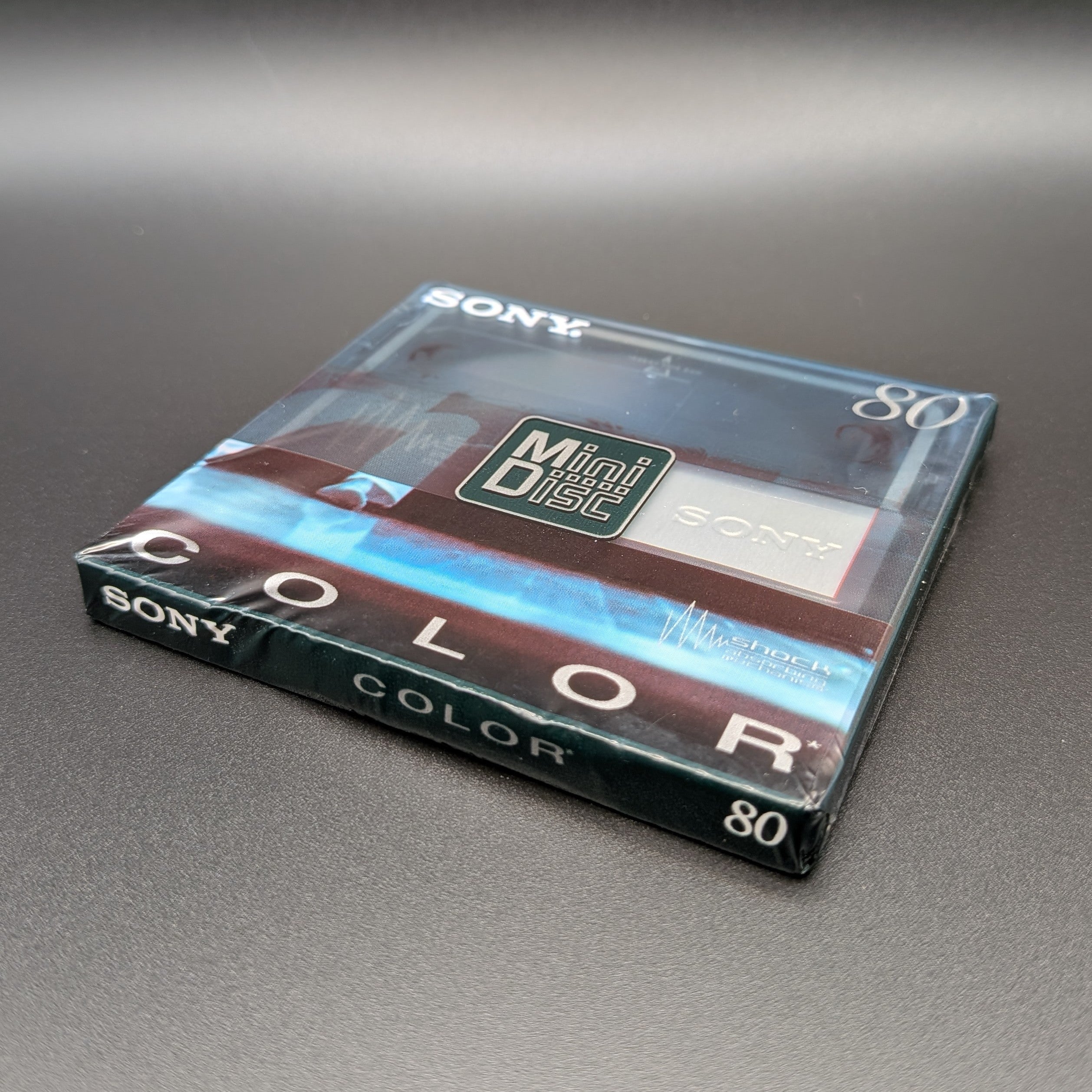 Sony Color Mix Recordable MiniDisc | MD80 80 Minutes | Black | Brand New
