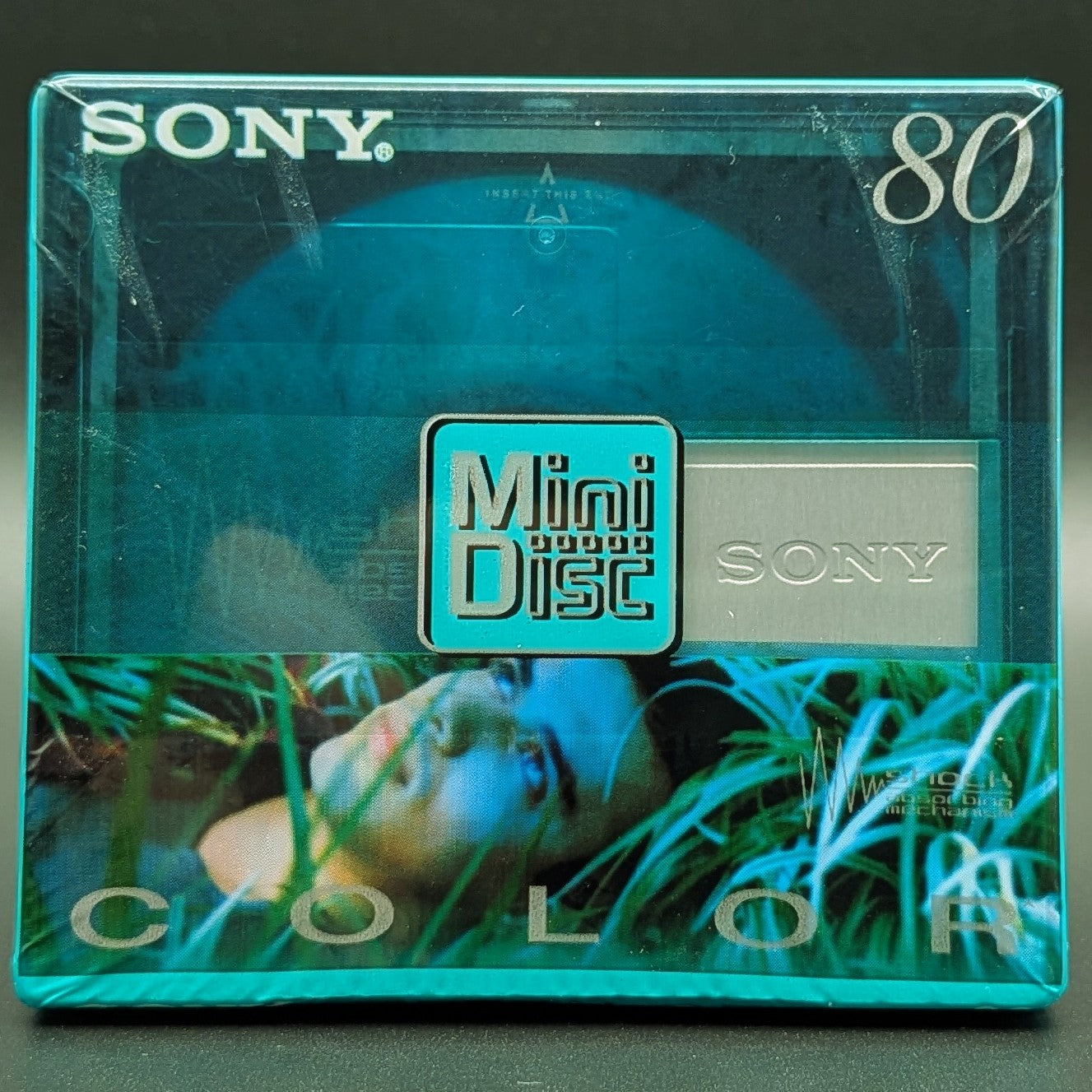 Sony Color Mix Recordable MiniDisc | MD80 80 Minutes | Green | Brand New