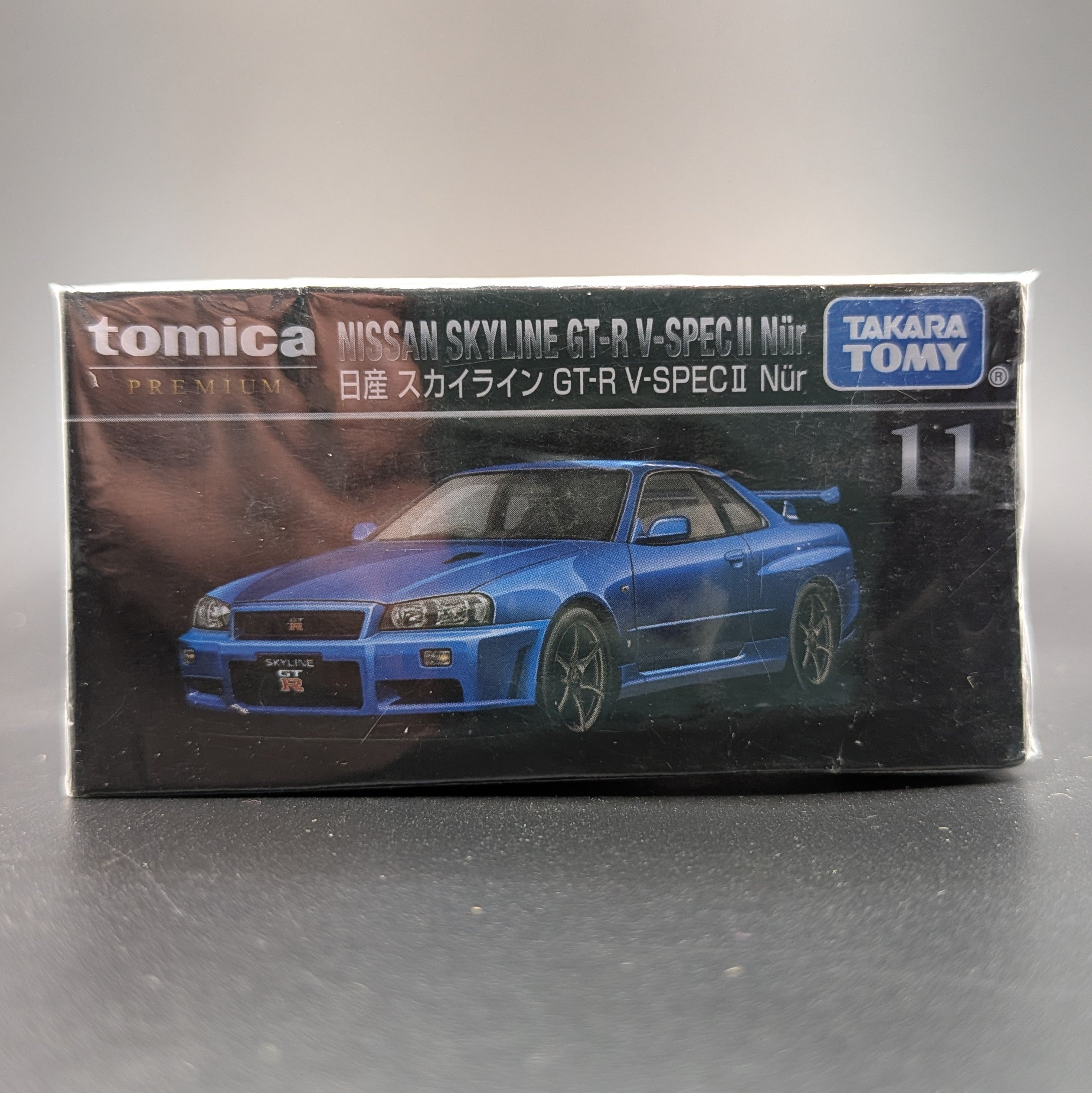 Nissan Skyline GT-R R34 V-SPEC II Nür Takara Tomy Tomica #11 Diecast Model Car