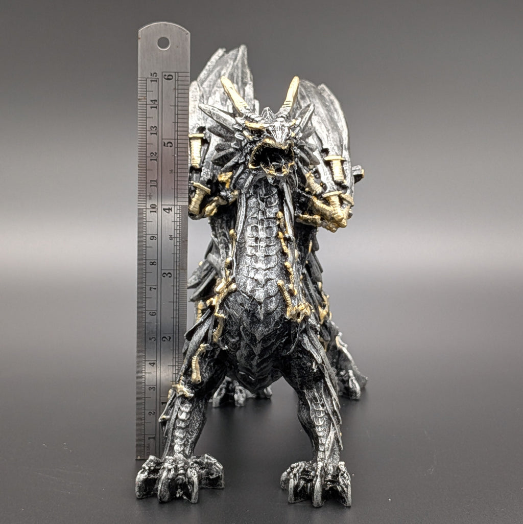 Swordwing Dragon Hand Painted Resin 21cm Fantasy Figurine