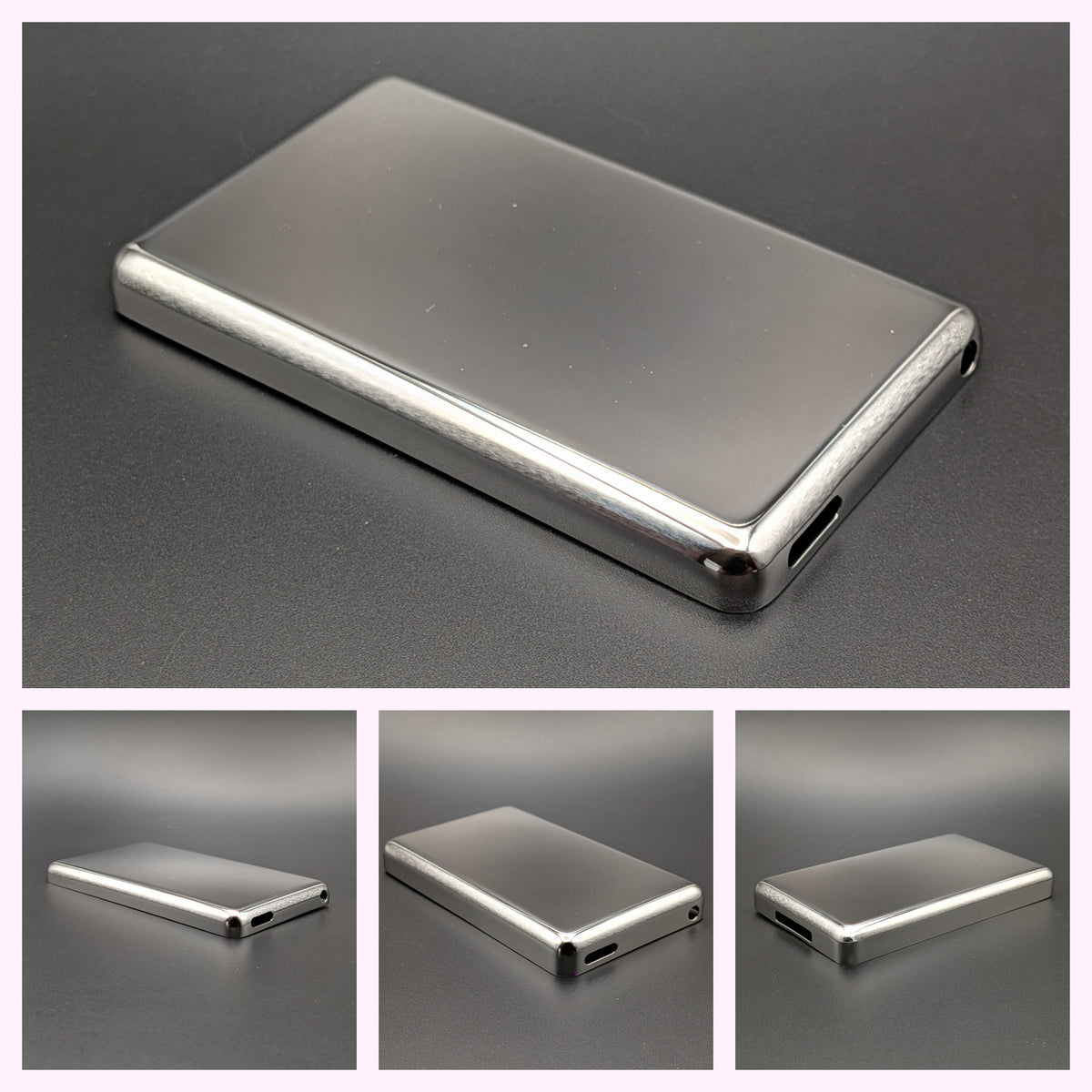 Replacement iPod Classic/Video Blank Polished Mirror Backplate